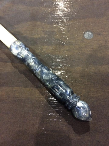 Blue and Silver Color Swirl Wand