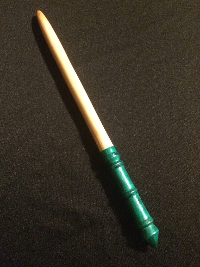 Emerald Birch Wand - One of a Kind – Rumble and Roar Wandmakers