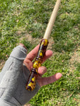Timey Wimey Red and Gold House Wand - One of a Kind