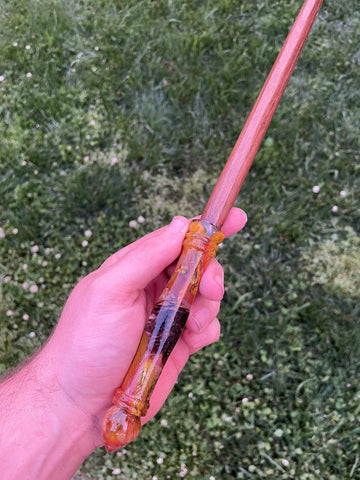 Orange Flower Wand - One of a kind - Mother's Day Collection