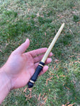 Puff Themed Black 3.0 Wand - Birch Wand - One of a Kind Styling